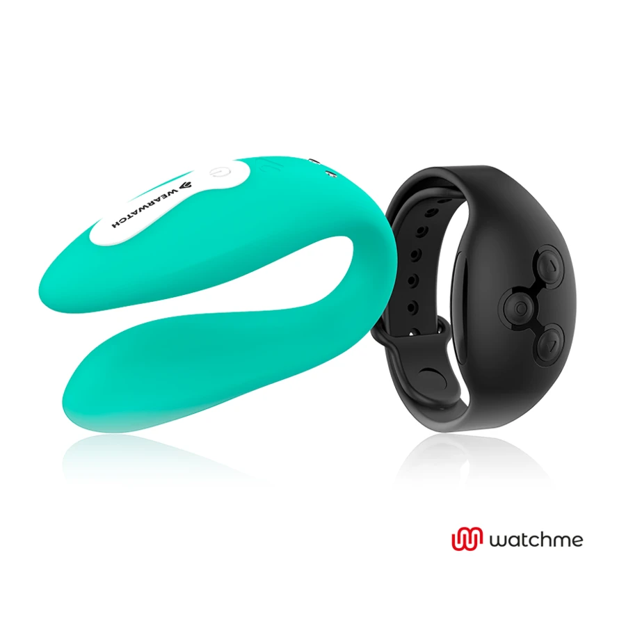 WEARWATCH - DUAL TEHNOLOOGIA VIBRAATOR WATCHME AKVAMARIIN / JET